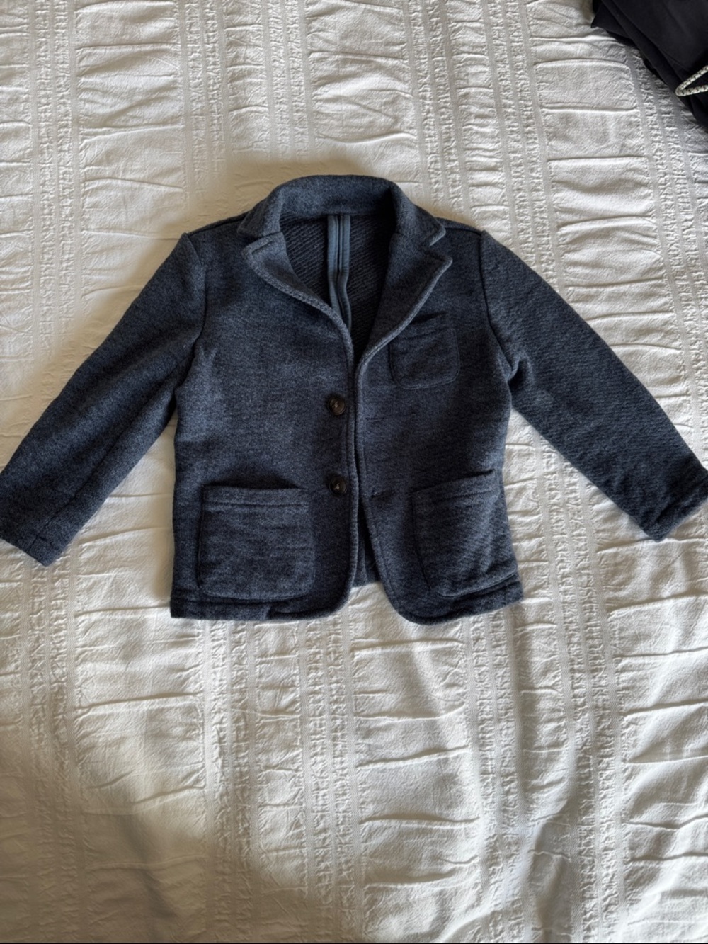 Faherty Kids navy blue Blazer